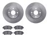 6502-91020 Brake Rotors w/5000 Advanced Brake Pads Kit, 2016-2020 Multiple Makes/Models, Position: Front - image 1