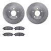 6502-92019 Brake Rotors w/5000 Advanced Brake Pads Kit, 2002-2007 Infiniti/Nissan, Position: Front - image 1