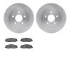 6502-99026 Brake Rotors w/5000 Advanced Brake Pads Kit, 2005-2010 Ford/Lincoln/Mercury/Mazda, Position: Front - image 1