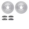 6502-99032 Brake Rotors w/5000 Advanced Brake Pads Kit, 2005-2014 Ford/Lincoln/Mercury/Mazda, Position: Front - image 1