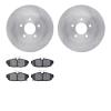 6502-99039 Brake Rotors w/5000 Advanced Brake Pads Kit, 2012-2014 Ford/Lincoln/Mercury/Mazda, Position: Rear - image 1