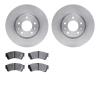 6502-99046 Brake Rotors w/5000 Advanced Brake Pads Kit, 2006-2012 Ford/Lincoln/Mercury/Mazda, Position: Front - image 1