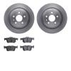 6502-99112 Brake Rotors w/5000 Advanced Brake Pads Kit, 2013-2020 Ford/Lincoln/Mercury/Mazda, Position: Rear - image 1
