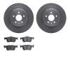 6502-99133 Brake Rotors w/5000 Advanced Brake Pads Kit, 2013-2020 Ford/Lincoln/Mercury/Mazda, Position: Rear - image 1