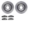 6502-99154 Brake Rotors w/5000 Advanced Brake Pads Kit, 2015-2020 Ford/Lincoln/Mercury/Mazda, Position: Front - image 1