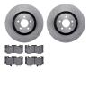 6502-99157 Brake Rotors w/5000 Advanced Brake Pads Kit, 2015-2020 Ford/Lincoln/Mercury/Mazda, Position: Front - image 1