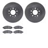 6502-99173 Brake Rotors w/5000 Advanced Brake Pads Kit, 2004-2007 Ford/Lincoln/Mercury/Mazda, Position: Front - image 1