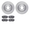6502-99188 Brake Rotors w/5000 Advanced Brake Pads Kit, 2007-2015 Ford/Lincoln/Mercury/Mazda, Position: Front - image 1