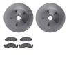 6502-99227 Brake Rotors w/5000 Advanced Brake Pads Kit, 1973-1985 Ford/Lincoln/Mercury/Mazda, Position: Front - image 1