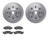 6502-99233 Brake Rotors w/5000 Advanced Brake Pads Kit, 1973-1979 Ford/Lincoln/Mercury/Mazda, Position: Front - image 1