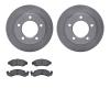 6502-99260 Brake Rotors w/5000 Advanced Brake Pads Kit, 1976-1985 Ford/Lincoln/Mercury/Mazda, Position: Front - image 1