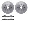 6502-99306 Brake Rotors w/5000 Advanced Brake Pads Kit, 1994-1994 Ford/Lincoln/Mercury/Mazda, Position: Front - image 1