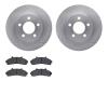 6502-99366 Brake Rotors w/5000 Advanced Brake Pads Kit, 1995-2002 Ford/Lincoln/Mercury/Mazda, Position: Front - image 1