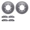 6502-99381 Brake Rotors w/5000 Advanced Brake Pads Kit, 2000-2004 Ford/Lincoln/Mercury/Mazda, Position: Front - image 1