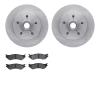 6502-99396 Brake Rotors w/5000 Advanced Brake Pads Kit, 1997-2000 Ford/Lincoln/Mercury/Mazda, Position: Front - image 1