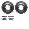 6502-99414 Brake Rotors w/5000 Advanced Brake Pads Kit, 1999-2004 Ford/Lincoln/Mercury/Mazda, Position: Rear, Front