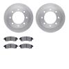 6502-99429 Brake Rotors w/5000 Advanced Brake Pads Kit, 1999-2005 Ford/Lincoln/Mercury/Mazda, Position: Rear - image 1