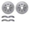 6502-99432 Brake Rotors w/5000 Advanced Brake Pads Kit, 1999-2002 Ford/Lincoln/Mercury/Mazda, Position: Front - image 1
