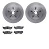6502-99459 Brake Rotors w/5000 Advanced Brake Pads Kit, 1999-2004 Ford/Lincoln/Mercury/Mazda, Position: Front - image 1