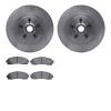6502-99469 Brake Rotors w/5000 Advanced Brake Pads Kit, 2003-2005 Ford/Lincoln/Mercury/Mazda, Position: Front - image 1