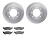 6502-99480 Brake Rotors w/5000 Advanced Brake Pads Kit, 1999-2005 Ford/Lincoln/Mercury/Mazda, Position: Front - image 1