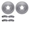 6502-99499 Brake Rotors w/5000 Advanced Brake Pads Kit, 2002-2005 Ford/Lincoln/Mercury/Mazda, Position: Front - image 1