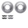 6502-99504 Brake Rotors w/5000 Advanced Brake Pads Kit, 1999-2009 Ford/Lincoln/Mercury/Mazda, Position: Rear - image 1
