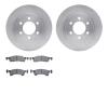 6502-99516 Brake Rotors w/5000 Advanced Brake Pads Kit, 2002-2006 Ford/Lincoln/Mercury/Mazda, Position: Front - image 1