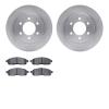 6502-99525 Brake Rotors w/5000 Advanced Brake Pads Kit, 2004-2008 Ford/Lincoln/Mercury/Mazda, Position: Front - image 1