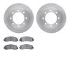 6502-99570 Brake Rotors w/5000 Advanced Brake Pads Kit, 2005-2012 Ford/Lincoln/Mercury/Mazda, Position: Front - image 1