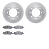 6502-99583 Brake Rotors w/5000 Advanced Brake Pads Kit, 2005-2007 Ford/Lincoln/Mercury/Mazda, Position: Rear - image 1