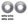6502-99591 Brake Rotors w/5000 Advanced Brake Pads Kit, 2005-2010 Ford/Lincoln/Mercury/Mazda, Position: Rear - image 1