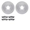 6502-99604 Brake Rotors w/5000 Advanced Brake Pads Kit, 2006-2010 Ford/Lincoln/Mercury/Mazda, Position: Front - image 1