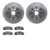 6502-99625 Brake Rotors w/5000 Advanced Brake Pads Kit, 2012-2012 Ford/Lincoln/Mercury/Mazda, Position: Front - image 1