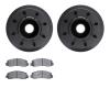 6502-99630 Brake Rotors w/5000 Advanced Brake Pads Kit, 2006-2010 Ford/Lincoln/Mercury/Mazda, Position: Front - image 1