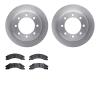 6502-99633 Brake Rotors w/5000 Advanced Brake Pads Kit, Fits Select Ford/Lincoln/Mercury/Mazda, Position: Rear - image 1