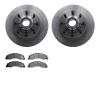6502-99636 Brake Rotors w/5000 Advanced Brake Pads Kit, Fits Select Ford/Lincoln/Mercury/Mazda, Position: Front - image 1