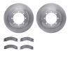 6502-99645 Brake Rotors w/5000 Advanced Brake Pads Kit, Fits Select Ford/Lincoln/Mercury/Mazda, Position: Rear - image 1