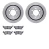 6502-99660 Brake Rotors w/5000 Advanced Brake Pads Kit, 2012-2020 Ford/Lincoln/Mercury/Mazda, Position: Rear - image 1