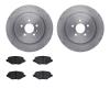 6502-99664 Brake Rotors w/5000 Advanced Brake Pads Kit, 2013-2019 Ford/Lincoln/Mercury/Mazda, Position: Rear - image 1