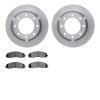 6502-99687 Brake Rotors w/5000 Advanced Brake Pads Kit, Fits Select Ford/Lincoln/Mercury/Mazda, Position: Rear - image 1