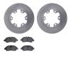 6502-99693 Brake Rotors w/5000 Advanced Brake Pads Kit, 2015-2019 Ford/Lincoln/Mercury/Mazda, Position: Rear - image 1