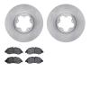 6502-99705 Brake Rotors w/5000 Advanced Brake Pads Kit, 2015-2019 Ford/Lincoln/Mercury/Mazda, Position: Front - image 1