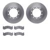 6502-99738 Brake Rotors w/5000 Advanced Brake Pads Kit, 2007-2019 Multiple Makes/Models, Position: Front, Rear - image 1