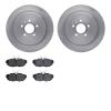 6502-99747 Brake Rotors w/5000 Advanced Brake Pads Kit, 2013-2014 Ford/Lincoln/Mercury/Mazda, Position: Rear - image 1