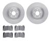6502-99753 Brake Rotors w/5000 Advanced Brake Pads Kit, 2016-2018 Ford/Lincoln/Mercury/Mazda, Position: Front - image 1