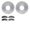 6502-99759 Brake Rotors w/5000 Advanced Brake Pads Kit, Fits Select Ford/Lincoln/Mercury/Mazda, Position: Front - image 1