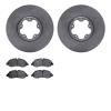 6502-99792 Brake Rotors w/5000 Advanced Brake Pads Kit, 2020-2020 Ford/Lincoln/Mercury/Mazda, Position: Front - image 1