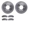 6502-99813 Brake Rotors w/5000 Advanced Brake Pads Kit, Fits Select Ford/Lincoln/Mercury/Mazda, Position: Front - image 1