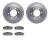 6502-99816 Brake Rotors w/5000 Advanced Brake Pads Kit, Fits Select Ford/Lincoln/Mercury/Mazda, Position: Rear - image 1